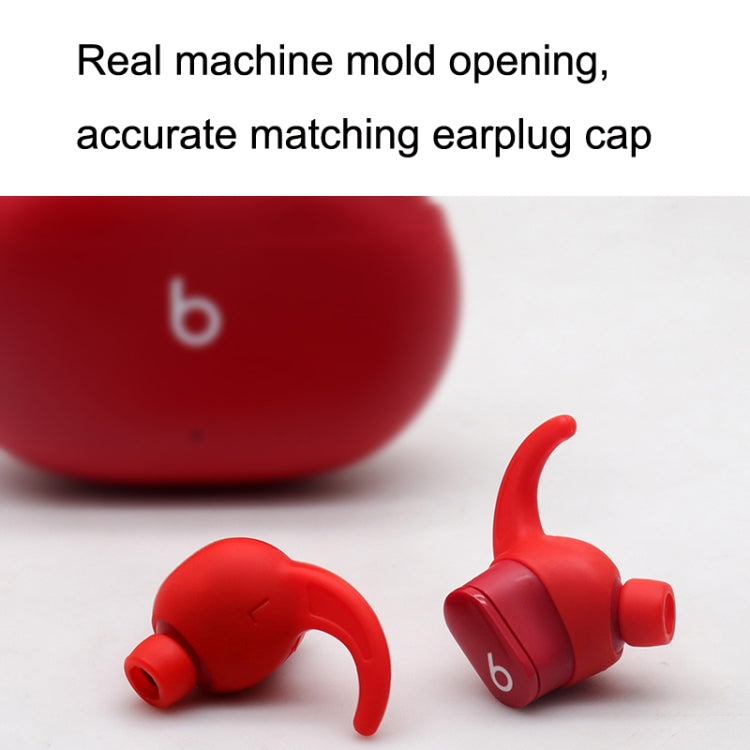 For Beats Studio Buds 2pairs Wireless Bluetooth Earphone Silicone Non-slip Ear Caps(Red) - Anti-dust & Ear Caps by PMC TechLife | Online Shopping South Africa | PMC TechLife