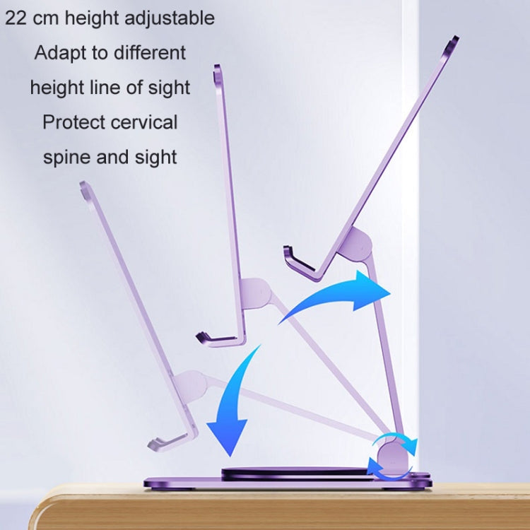 Desktop 360-degree Rotating Foldable Mobile Phone Holder, Color: Metal Gray - free shipping - PMC TechLife - Order now!