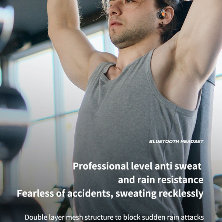 M2 Bone Conduction Earphones Running Stereo To Ear Bluetooth Earphones(Black + Blue) - Neck-mounted Earphone by PMC TechLife | Online Shopping South Africa | PMC TechLife