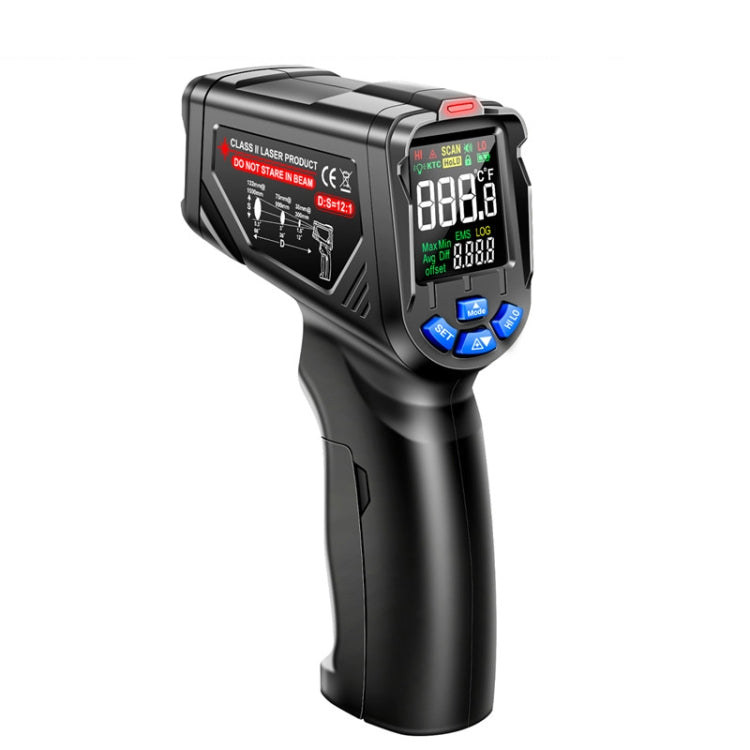 ANENG TH06 Oil Temperature High Precision Thermometer Laser Baking Infrared Water Thermometer(Black) - Thermostat & Thermometer by ANENG | Online Shopping South Africa | PMC TechLife | Buy Now Pay Later Mobicred