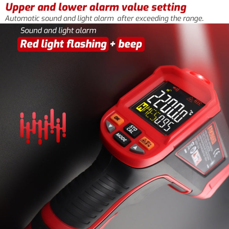 TASI TA603B -32-1380 degrees Celsius Color Screen Infrared Thermometer Industrial Electronic Thermometer - free shipping - PMC TechLife - Order now!