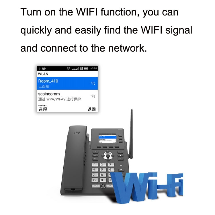 S01 Smart VOIP Network Phone 4G Full Netcom SIP Audio ConferenceBusiness Office Wireless Fixed Landline - Smart Rings / Smart Telephones by PMC TechLife | Online Shopping South Africa | PMC TechLife