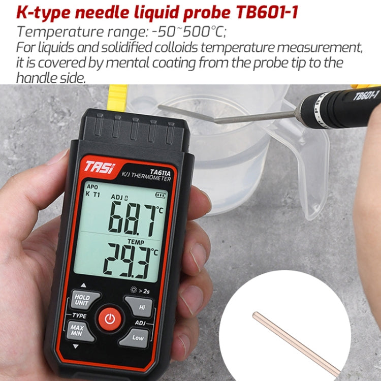 TASI TB601-1 Liquid Probe K-Type Probe Use With Thermometer - free shipping - PMC TechLife - Order now!