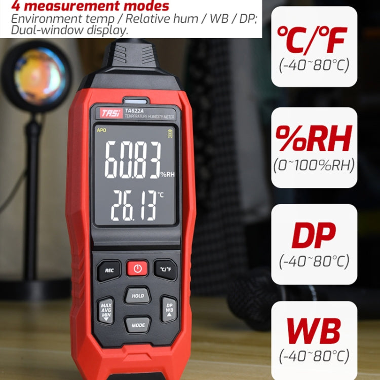 TASI TA622B USB Computer Connection Temperature Humidity Meter Digital Dew Point Thermometer - free shipping - PMC TechLife - Order now!