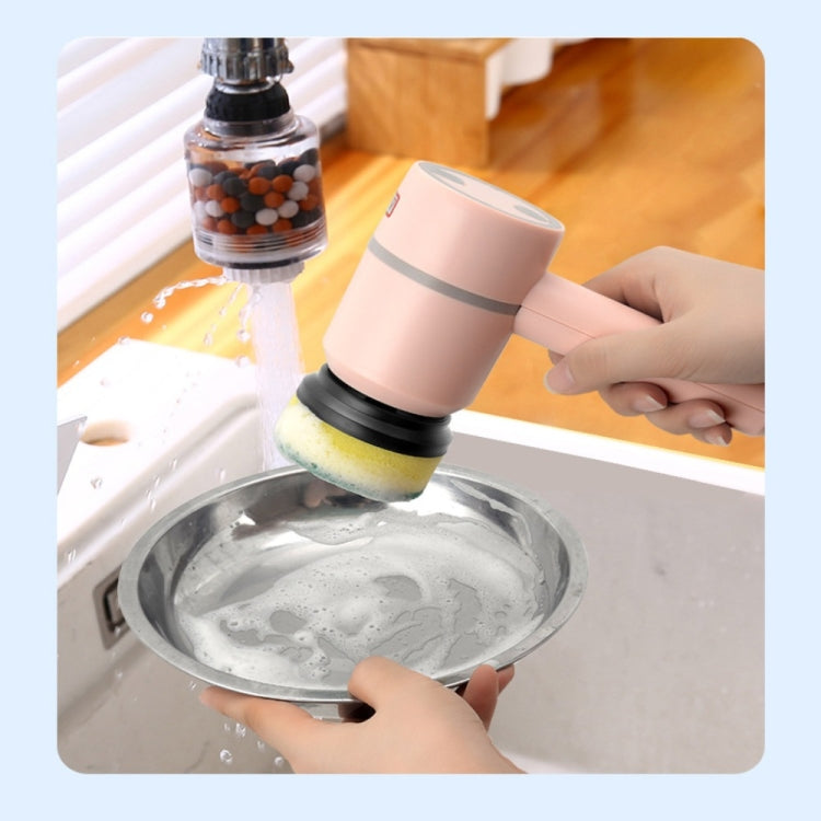 Wireless Electric Cleaning Brush USB Rechargeable Kitchen Bathtub Tile Cleaning Brushes Green 1200 mAh - free shipping - PMC TechLife - Order now!