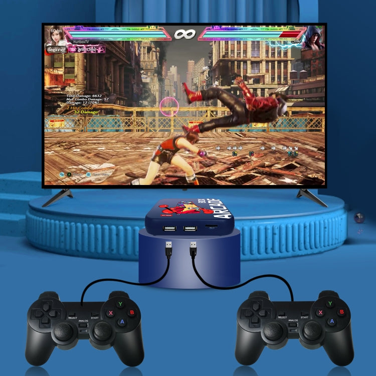 Arcade Box 64G Wired Video Game Machine Box 4K HD Display For PS1/PSP/N64/DC, US Plug - free shipping - PMC TechLife - Order now!