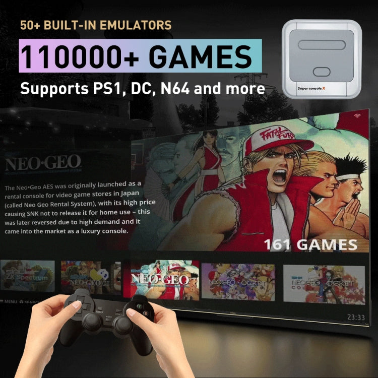 Super Console X 64GB 30000+ Games Wireless 4K HD 3D Double Game Console Box, US Plug - free shipping - PMC TechLife - Order now!