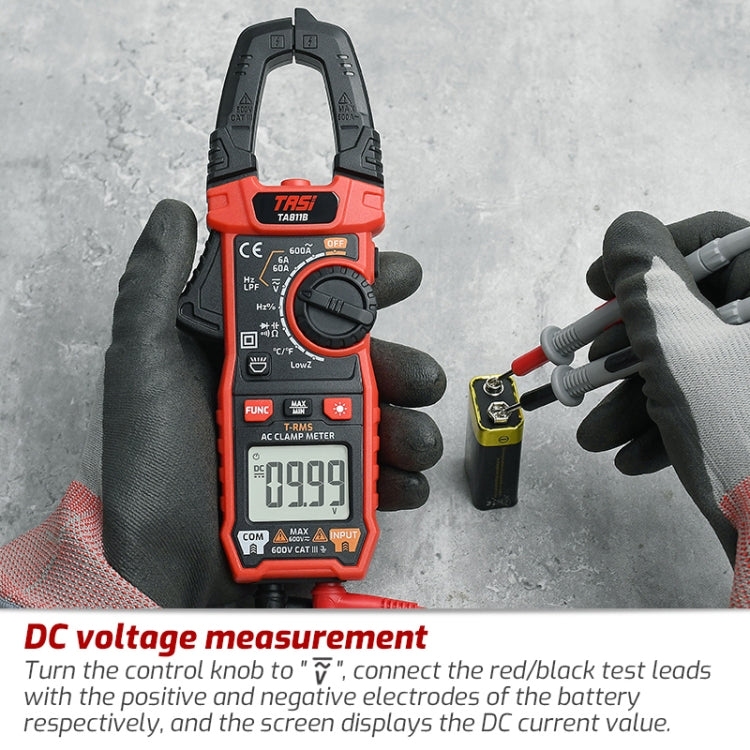 TASI TA811A Clamp Meter High Accuracy AC DC Voltage Ammeter - free shipping - PMC TechLife - Order now!