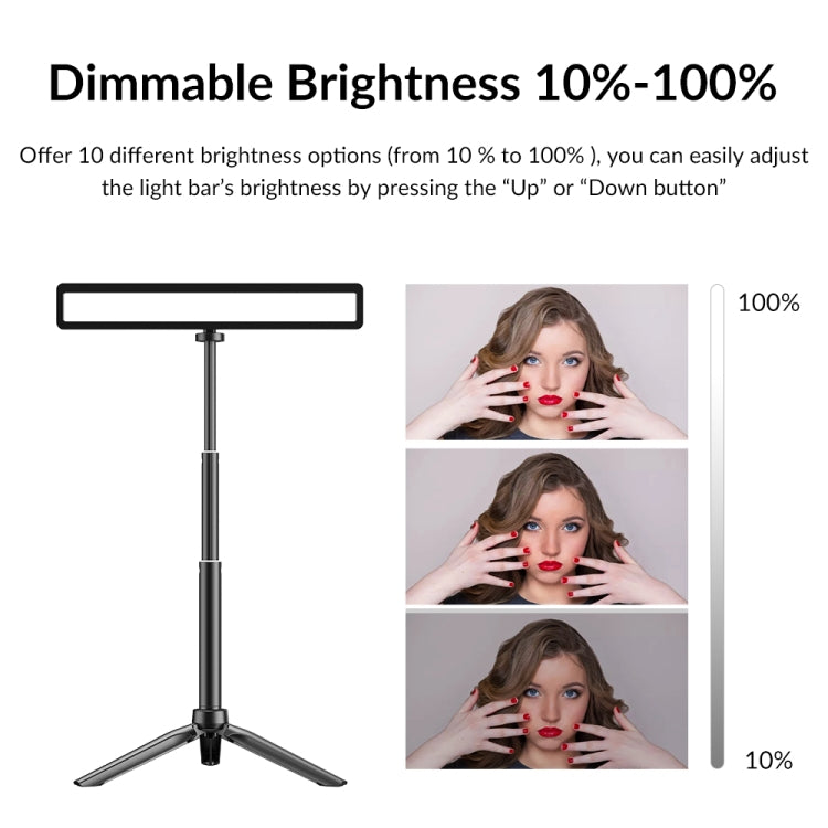 APEXEL APL-FL06 Portable Square Strip Live Video Conferencing Fill Light - free shipping - PMC TechLife - Order now!