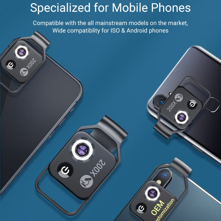 APEXEL APL-MS002CWH 200x High-Definition Children Science Education Microphone Lens With CPL(Black) - free shipping - PMC TechLife - Order now!