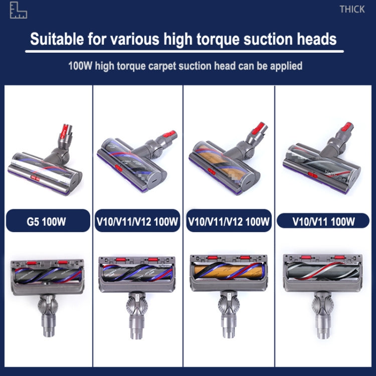 For Dyson V10 / V11 Vacuum Cleaner 100W High Torque Suction Head V-Ball Wheels - free shipping - PMC TechLife - Order now!