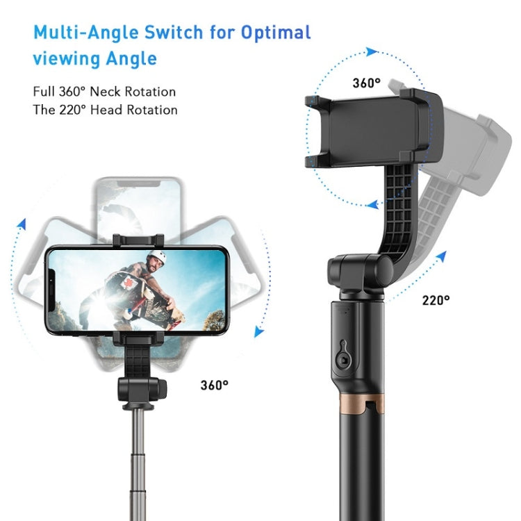 APEXEL APL-D6 Live Video Multifunctional Mobile Phone Gimbal Stabilizer Selfie Stick - free shipping - PMC TechLife - Order now!