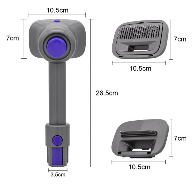 For Dyson V6 V7 V8 V10 V11 Vacuum Cleaner Pet Hair Suction Head, Spec: Upgrade - free shipping - PMC TechLife - Order now!