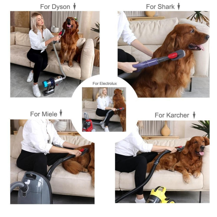 For Dyson V6 V7 V8 V9 Meile Vacuum Cleaner Pet Hair Removal Brush, Spec: Brush With V8 Adapter - free shipping - PMC TechLife - Order now!