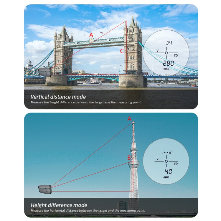 ARBULL LS-1000 Golf Rangefinder Outdoor Altimeter Goniometer Telescope - free shipping - PMC TechLife - Order now!