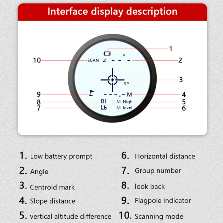 ARTBULL NK-1000 Camouflage Golf Rangefinder Rechargeable Telescope, Random Color Delivery - free shipping - PMC TechLife - Order now!