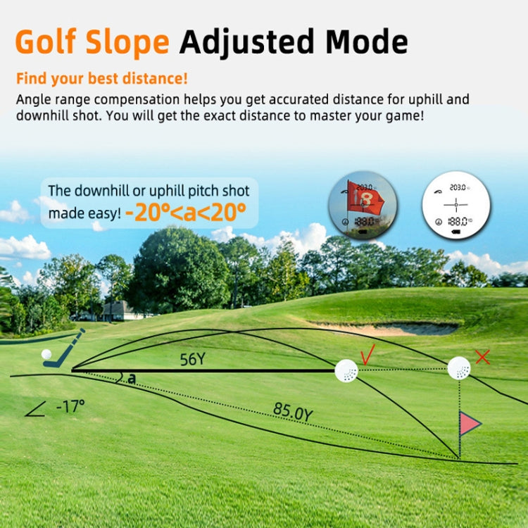 ARTBULL Golf Rechargeable Telescope Laser Rangefinder with Screen, Specification: 650m - free shipping - PMC TechLife - Order now!