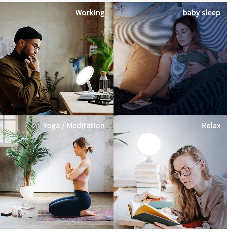 Wireless Charger SAD Therapy Light Intelligent Timing Emotional Physiotherapy Light(EU Plug) - Others by PMC TechLife | Online Shopping South Africa | PMC TechLife