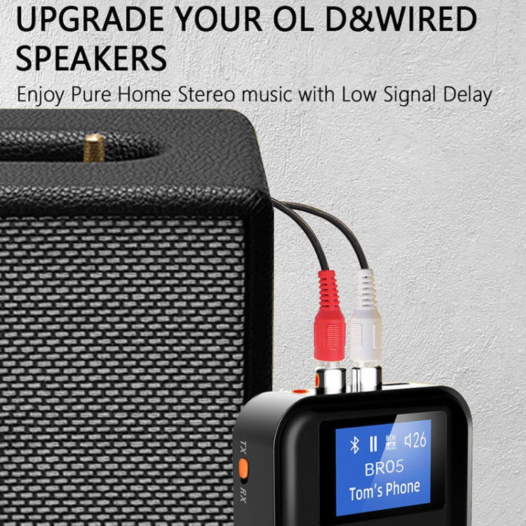 BR05 AUX 2RCA TF Bluetooth Adapter Wireless Receiver Transmitter - Audio Receiver Transmitter by PMC TechLife | Online Shopping South Africa | PMC TechLife