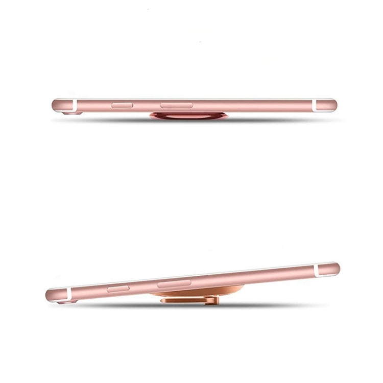 Full Metal Bracket 360 Degree Rotating Magnetic Phone Ring Buckle(Gold) - Ring Holder by PMC TechLife | Online Shopping South Africa | PMC TechLife