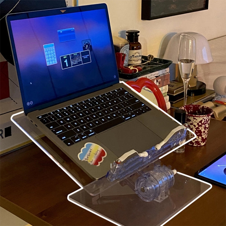 Student Desktop Reading Rack Transparent Acrylic Tablet Stand, Style: B Model - Desktop Holder by PMC TechLife | Online Shopping South Africa | PMC TechLife
