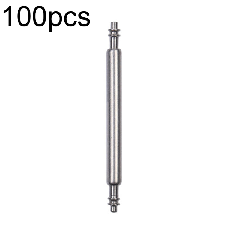100pcs/set 304 Stainless Steel Strap Connecting Rod Strap Switch Lugs, Style: Double Drag (1.8x20mm) - Watch Parts & Tools by PMC TechLife | Online Shopping South Africa | PMC TechLife | Buy Now Pay Later Mobicred