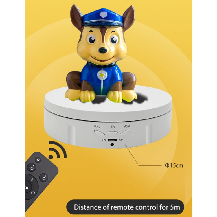 2 In 1 Charging Turntable Rotary Jewelry Live Shooting Display Stand, Color: White Button - free shipping - PMC TechLife - Order now!