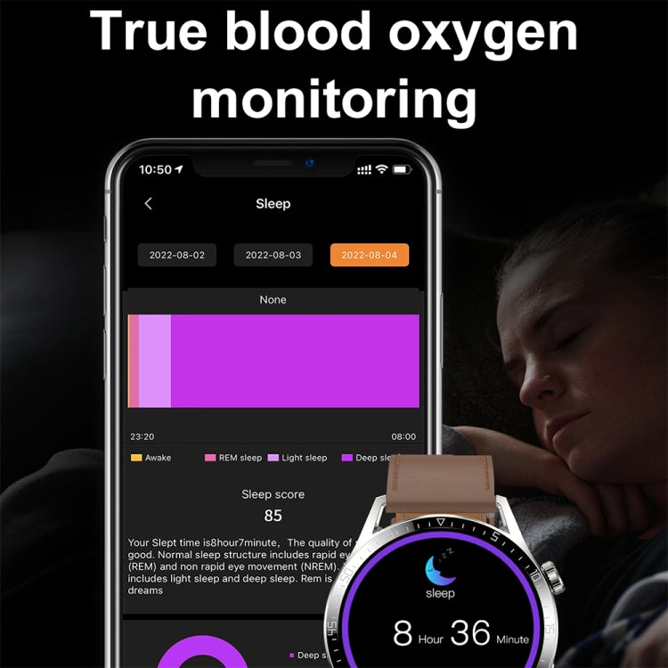 Sports Health Monitoring Waterproof Smart Call Watch With NFC Function, Color: Black-Black Silicone - Smart Watches by PMC TechLife | Online Shopping South Africa | PMC TechLife | Buy Now Pay Later Mobicred