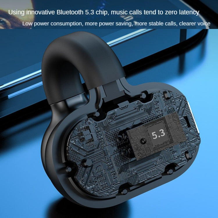 Z28 Wireless Ear Clip Type Single-Ear Bluetooth 5.3 Earphone(Black Box Packag) - Bluetooth Earphone by PMC TechLife | Online Shopping South Africa | PMC TechLife