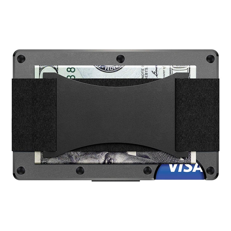 Credit Card Holder Wallets RFID Blocking Slim Metal Card Clip, Color: Real Carbon Fiber (Light) - free shipping - PMC TechLife - Order now!