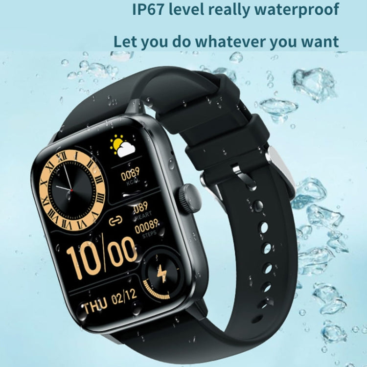 Aluminum Voice Assistant Music Blood Glucose Watch(Pink) - Smart Watches by PMC TechLife | Online Shopping South Africa | PMC TechLife