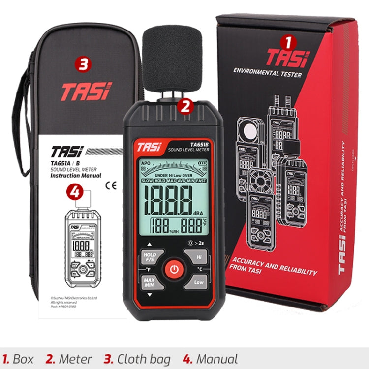 TASI TA651B Household Noise Tester Decibel Device - free shipping - PMC TechLife - Order now!