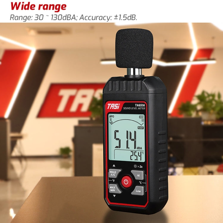 TASI TA651A Household Noise Tester Decibel Device - Light & Sound Meter by TASI | Online Shopping South Africa | PMC TechLife | Buy Now Pay Later Mobicred