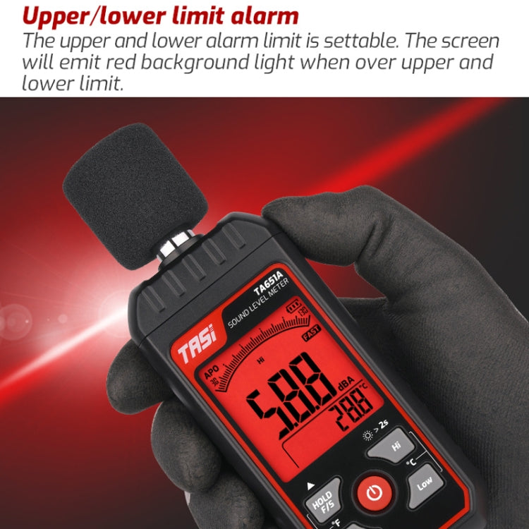 TASI TA651A Household Noise Tester Decibel Device - Light & Sound Meter by TASI | Online Shopping South Africa | PMC TechLife | Buy Now Pay Later Mobicred