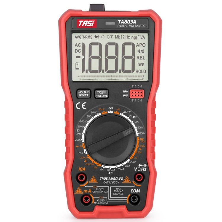 TASI TA803A Digital High Precision Multimeter Digital Display Household Multifunction Electrician Multimeter - free shipping - PMC TechLife - Order now!