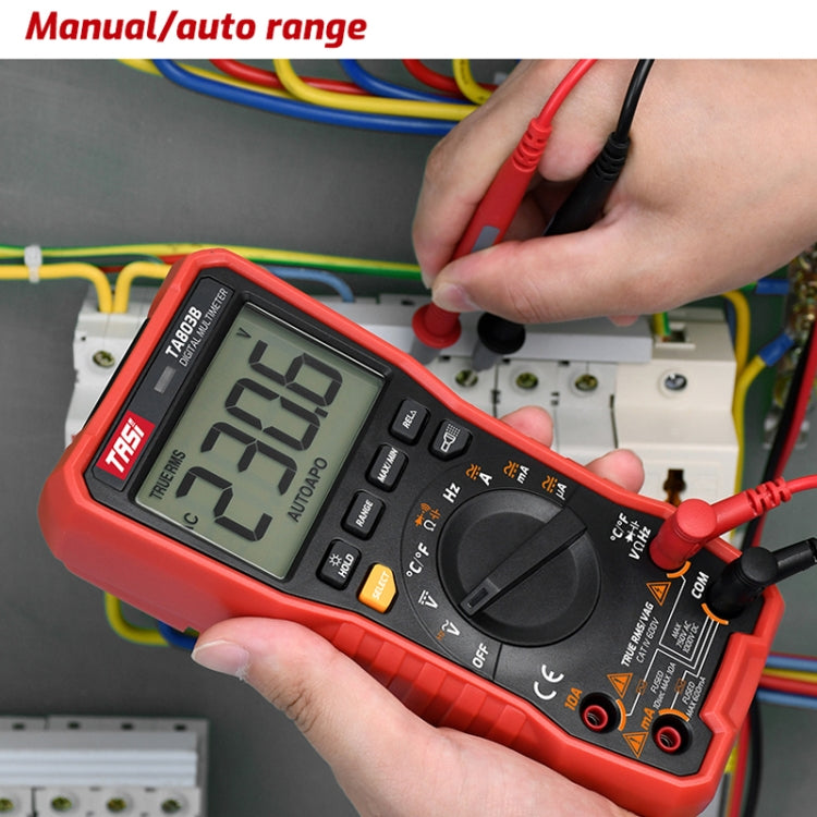 TASI TA803C Digital High Precision Multimeter Digital Display Household Multifunction Electrician Multimeter - free shipping - PMC TechLife - Order now!