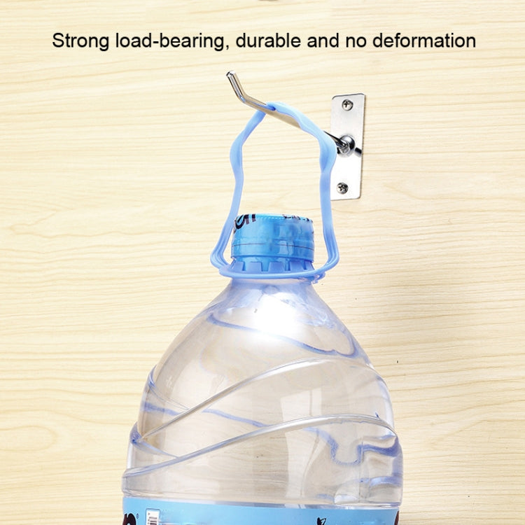 20cm 2pcs 6mm Thick Nail Wall Display Jewelry Hooks Single Wire Hook - free shipping - PMC TechLife - Order now!