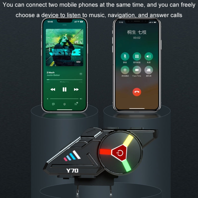 KUQIBAO Motorcycle Helmet Built-in Waterproof Bluetooth Earphone(Hard Microphone) - free shipping - PMC TechLife - Order now!