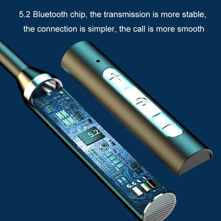 Wireless Hanging Neck Long Battery Life Sports Binaural Bluetooth Headset(Red OPP Bag) - Neck-mounted Earphone by PMC TechLife | Online Shopping South Africa | PMC TechLife