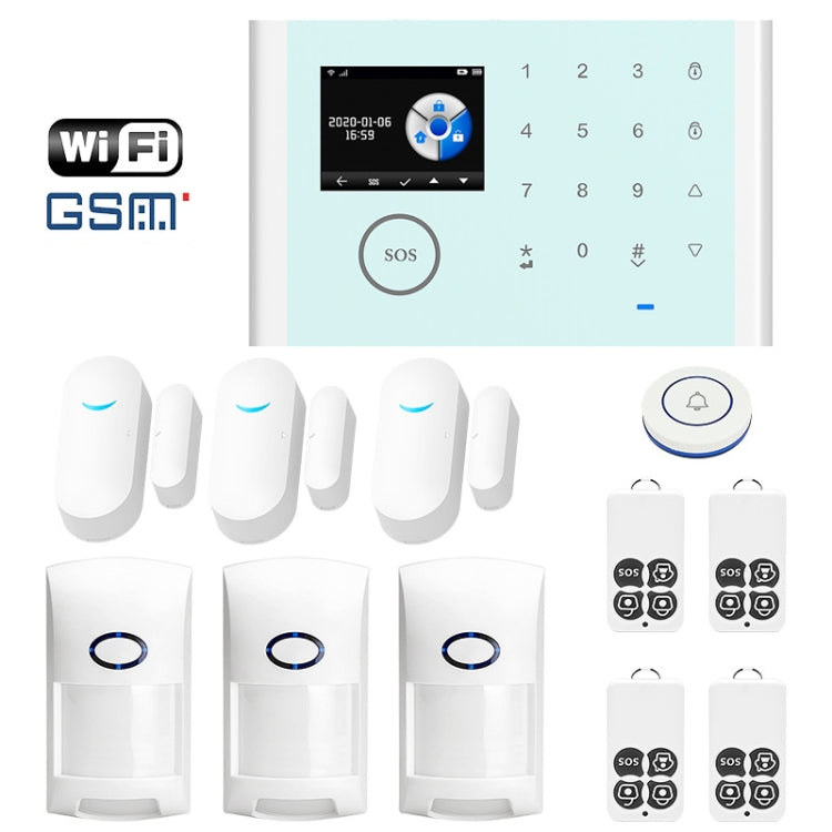 CS118   WIFI+GSM Tuya Smart Voice Alarm System Supports Amazon Alexa/ Google Assistant, Spec: Package 3 - Alarm System by PMC TechLife | Online Shopping South Africa | PMC TechLife