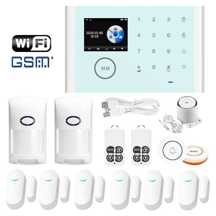 CS118   WIFI+GSM Tuya Smart Voice Alarm System Supports Amazon Alexa/ Google Assistant, Spec: Package 5 - Alarm System by PMC TechLife | Online Shopping South Africa | PMC TechLife