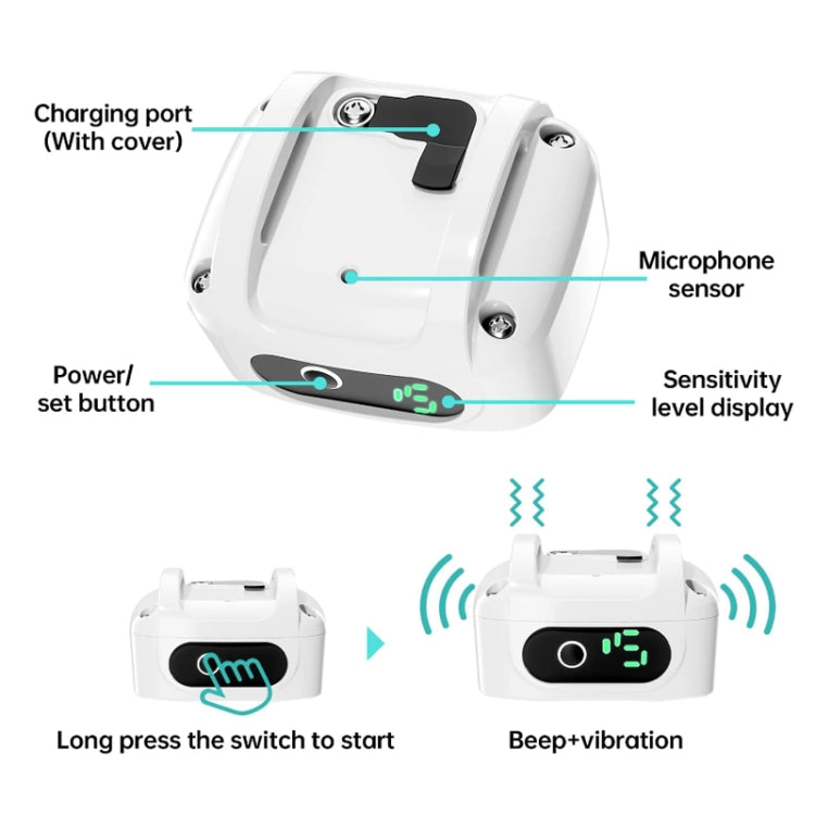 Pet Training Smart Bark Stopper Waterproof Vibration Collar(Black) - free shipping - PMC TechLife - Order now!