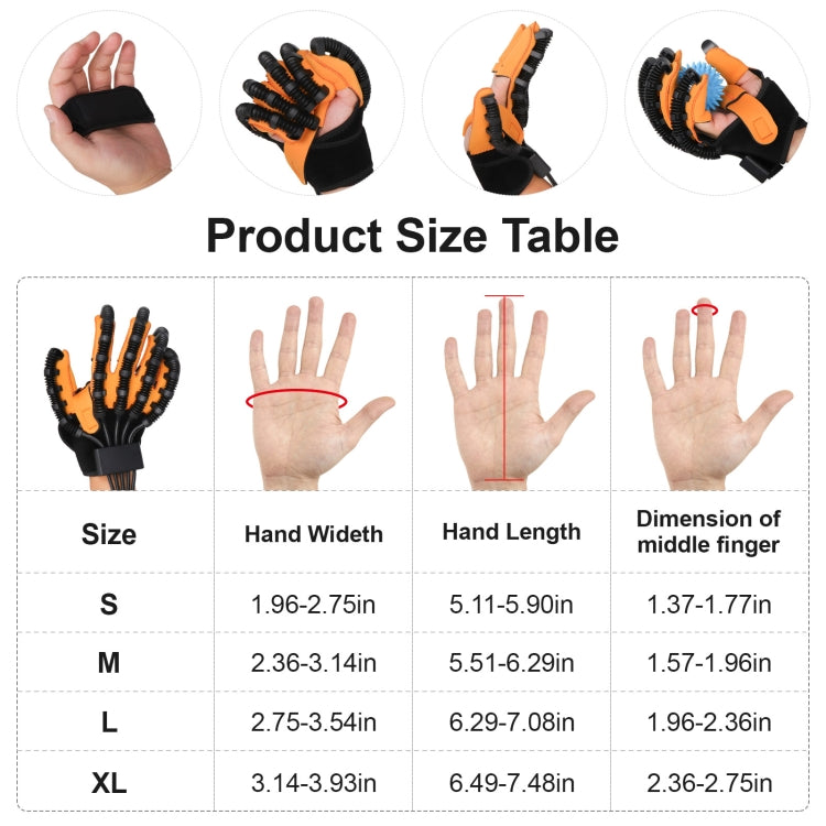 Intelligent Rehabilitation Robot Glove Trainer With US Plug Adapter, Size: S(Host+Right Hand) - Corrector by PMC TechLife | Online Shopping South Africa | PMC TechLife