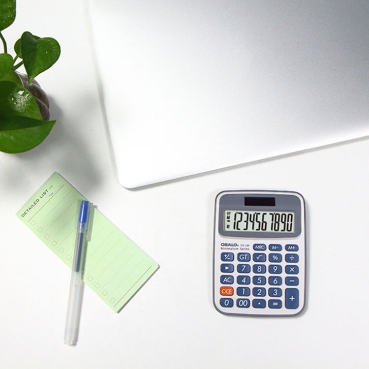 OSALO 10-digit LCD Screen Solar Dual Power Supply Desktop Calculator Mini Student Calculator - Calculator by OSALO | Online Shopping South Africa | PMC TechLife | Buy Now Pay Later Mobicred