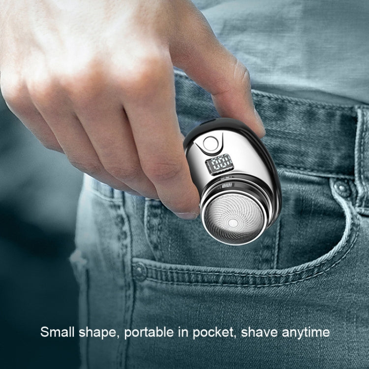 Portable Digital Razor Mini Washable Electric Shaver(Gradient Blue) - free shipping - PMC TechLife - Order now!