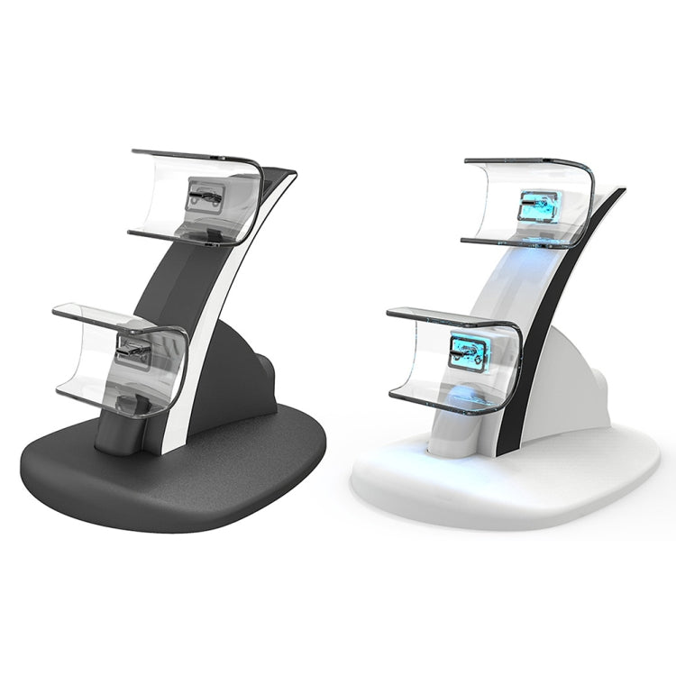 iplay HBP-253 For PS5 Game Wireless Handle Double Charging Base Placement Bracket(White) - free shipping - PMC TechLife - Order now!