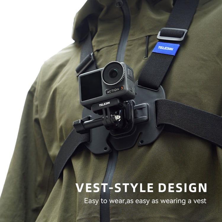 TELESIN  Chest Strap Mount Waistcoat Belt  Mount For Action Camera - Chest Belt by TELESIN | Online Shopping South Africa | PMC TechLife