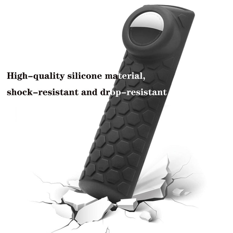 2pcs Remote Control Case For Amazon Fire TV Stick 2021 ALEXA 3rd Gen With Airtag Holder(Red) - Remote Control Covers by PMC TechLife | Online Shopping South Africa | PMC TechLife