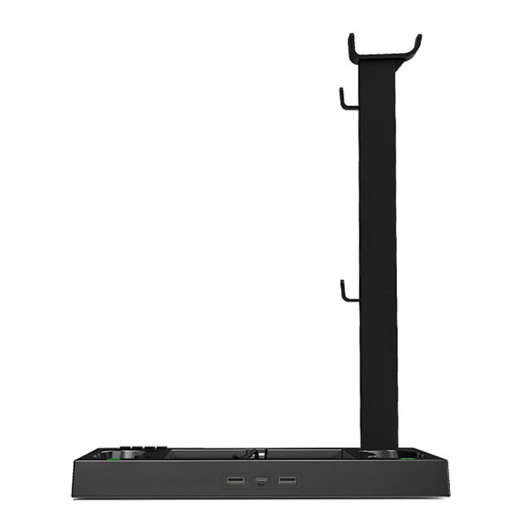 Iplay HBX-274 for Xbox Series X Host Multifunctional Heat Dissipation Base with Gamepad Double Charger(Black) - Charger & Power by iplay | Online Shopping South Africa | PMC TechLife | Buy Now Pay Later Mobicred