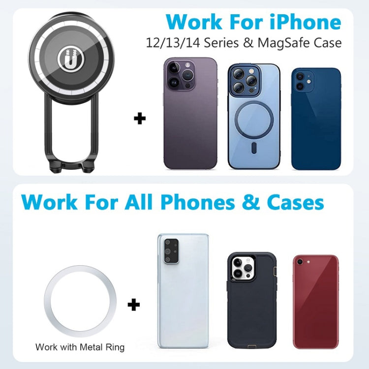 Car Central Control Air Outlet Mobile Phone Navigation Magnetic Suction Bracket, Model: LE-11 - Car Holders by PMC TechLife | Online Shopping South Africa | PMC TechLife